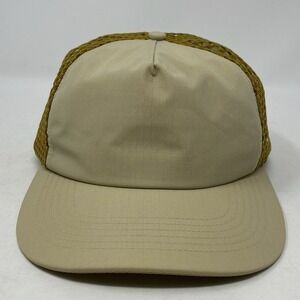 Wild Bills Unisex Hat‎ Tan Canvas Mesh Strapback Adjustable Lightweight Fishing